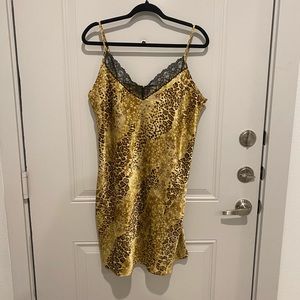 Gold Leopard print negligee